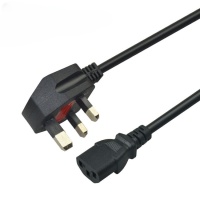 UK Plug Power Cord: Custom Copper Cables for Electronics and Hair Dryers