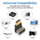 High Quality Mini HDTV Adapter Right Angle Converter Male To Standard HDTV Female Adapter Converter