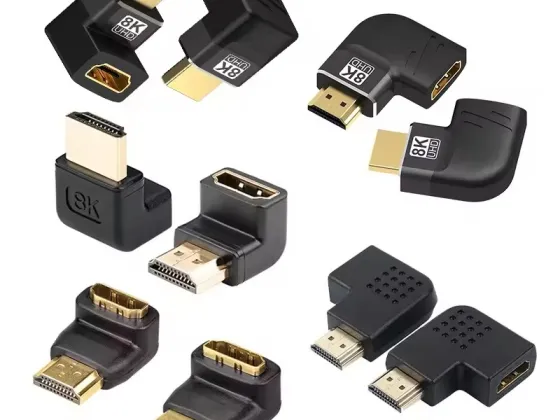 High Quality Mini HDTV Adapter Right Angle Converter Male To Standard HDTV Female Adapter Converter