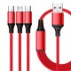 Universal 3 in 1 Cable: Fast Type C Charging and Data Cord for Mobile, Laptop, and PC