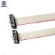 High End Customized Pitch 1.27/2.54 mm 8/10/12/16/20 Pin Connector Wire Female IDC Flat Ribbon Cable