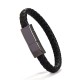 EVERSHINE Wearable Portable Leather Woven USB-C/Android/Other Data Cable Bracelet Charging Cable