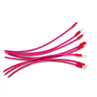 Заказной медный провод ПВХ-изолированный вилочный терминал одножильный кабельная сборка