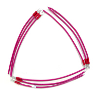 Заказной медный провод ПВХ-изолированный вилочный терминал одножильный кабельная сборка