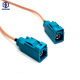 Factory custom FAKRA-Z car positioning and navigation dual female head onboard SMB-KK connection extension cable