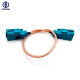 Factory custom FAKRA-Z car positioning and navigation dual female head onboard SMB-KK connection extension cable