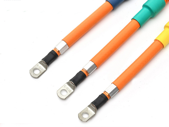 Кольцевой зажим кабеля для зарядки аккумулятора автомобиля Жгут проводов электромобиля