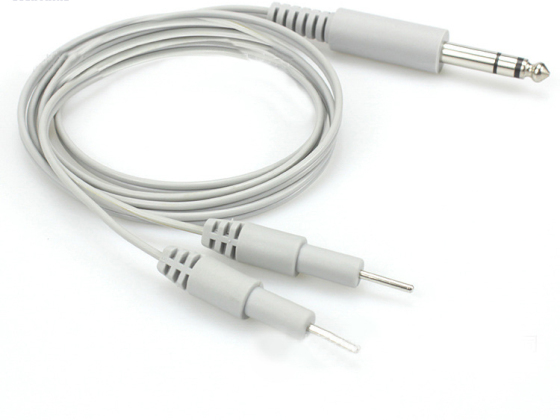 定制 6.35 毫米音频插孔至两个 2.0 毫米十电极线束