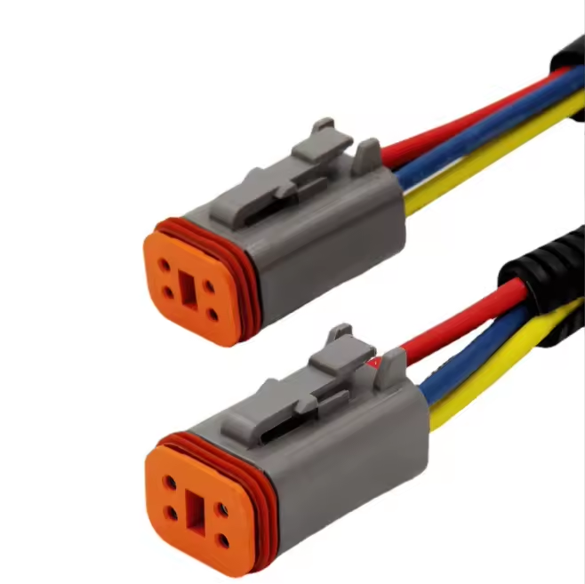 موصل ضفيرة سداسي الدبابيس مخصص لحزمة أسلاك السيارات