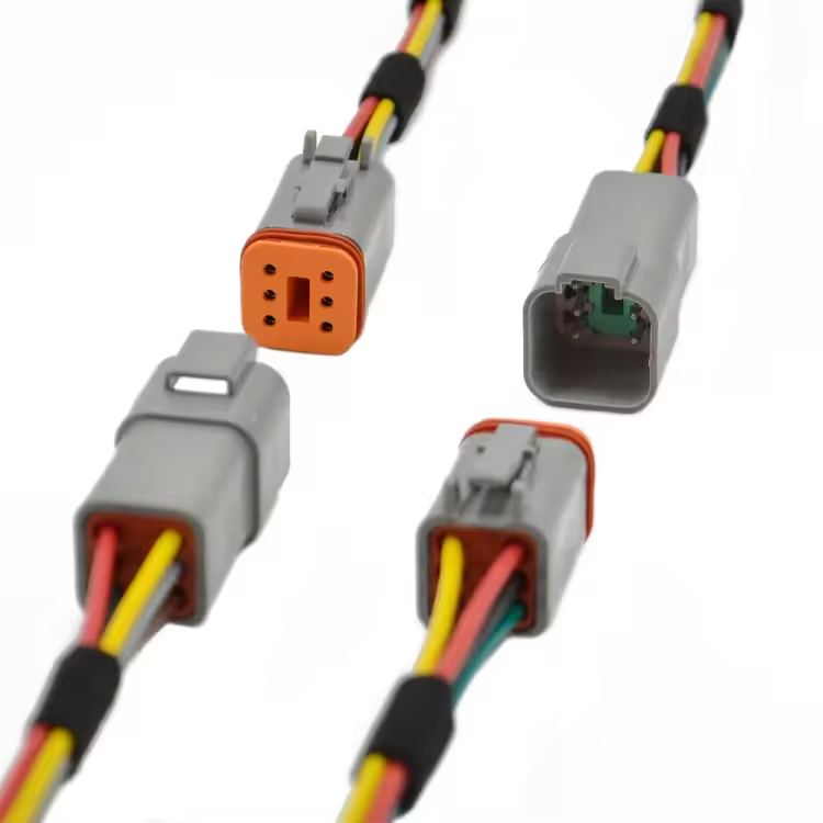 6 pin Pigtail Connector Wire Harness