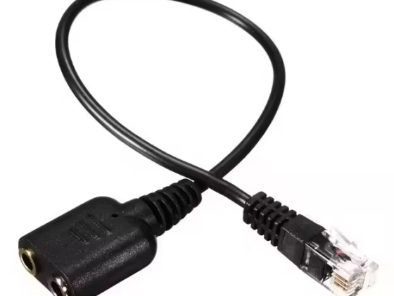 Оптовые продажи гарнитура аудио кабель двойной 3,5 мм женский разъем для RJ9 кристалл штекер адаптер конвертер жгут