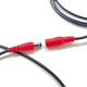 Universal 5.5mm x 2.1mm DC Cable: 18AWG Male to Open/Female to Open Wire Harness for Audio, Video, and Charging