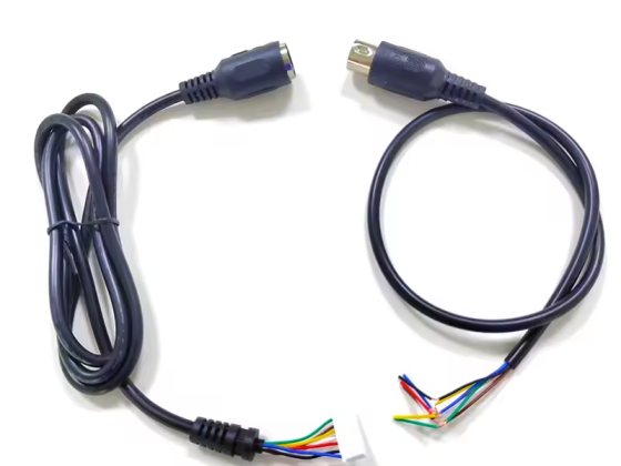 Cavo DIN multi-pin di qualità professionale, robusto cablaggio per segnali audio e video