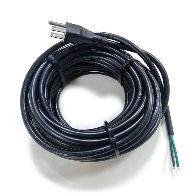 Wholesale US standard three plug directly connected power cord
