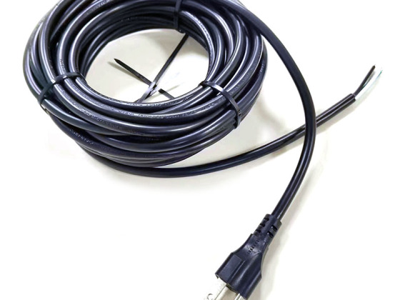 Benutzerdefiniertes 3-Stecker-Netzkabel für Haushaltsgeräte nach US-Standard