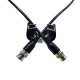 Custom High-Def RG59 BNC Wire Harness Male to Female Connector Cable for CCTV Surveillance Systems