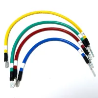 Kundenspezifisches Ringkabelschuh-Ladekabel für Autobatterien mit Schrumpfschlauch