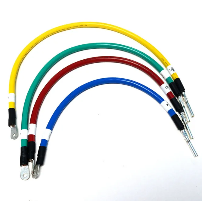 Kundenspezifisches Ringkabelschuh-Ladekabel für Autobatterien mit Schrumpfschlauch