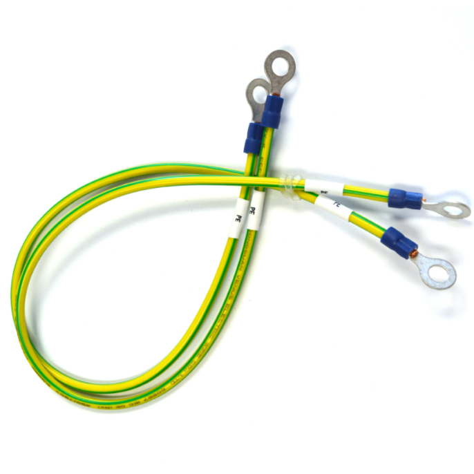 Custom Ring Terminal Car Battery Charging Cable Wth Heat Shrink
