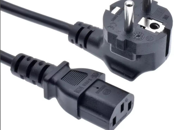 Proveedor de cable de alimentación de un solo cabezal con tres enchufes estándar europeos