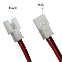 Custom Electrical wire harness jst xh 2 pin UL2464 cable assembly