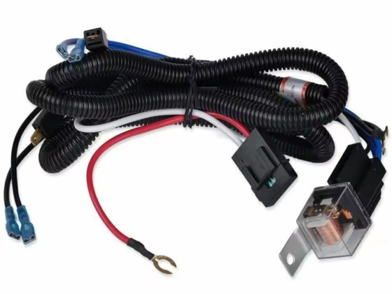 12V通用汽车蜗牛喇叭改装线束