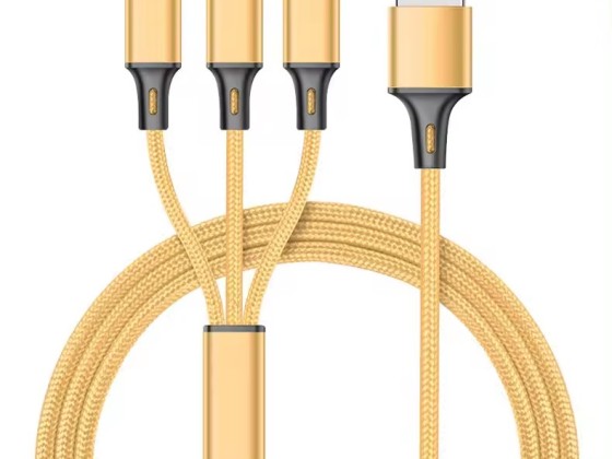 Câbles de données USB Type C pour chargeur rapide 3 en 1 en gros