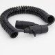 Heavy Duty Vehicles 7-core Connection Coiled Trailer Cable