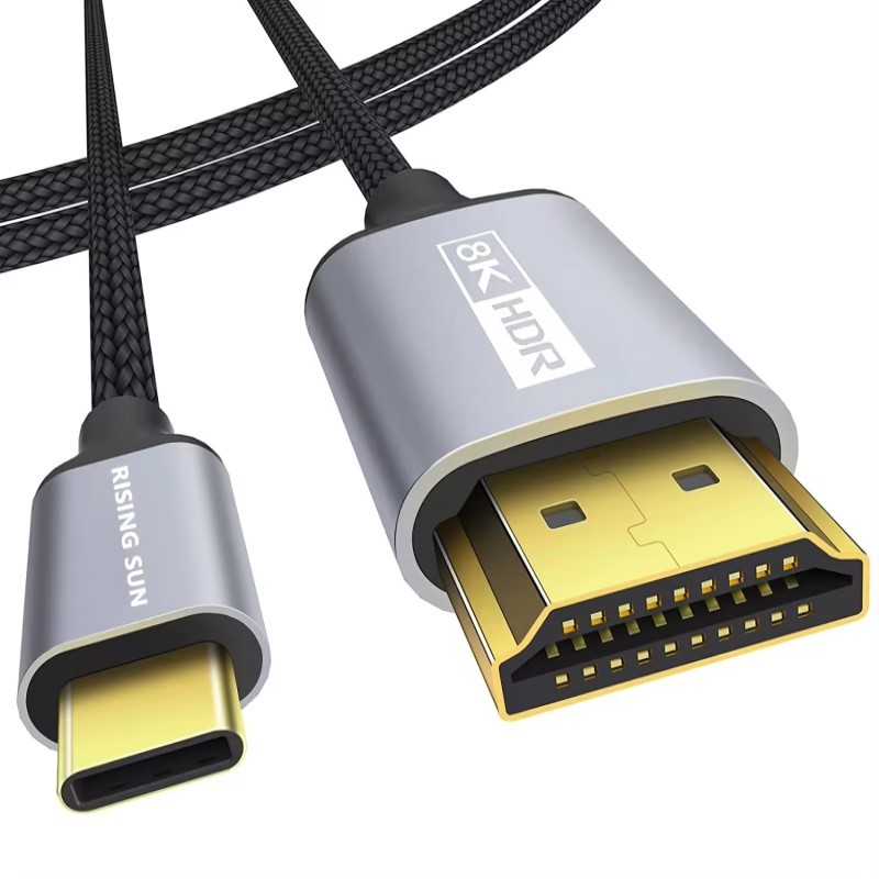 محول كابل USB C إلى تلفزيون عالي الدقة ذكر مخصص