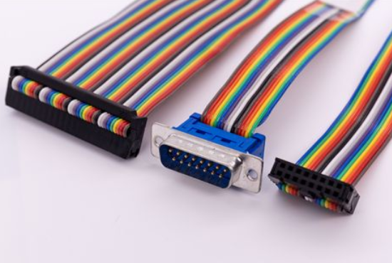 Cable de cinta arcoíris