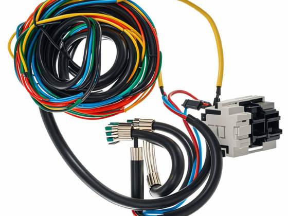 Kit d'installation de tableau de bord sans fil simple/double DIN avec câble d'antenne et faisceau