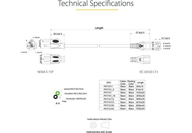 Кабель питания переменного тока