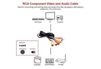 Conjunto de cables RCA