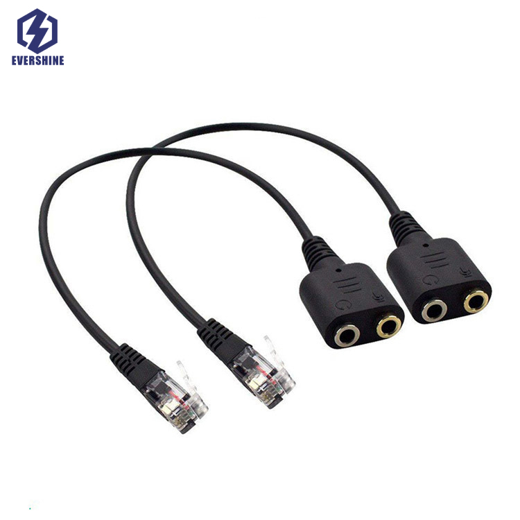 Dual 3.5mm Female Jack Audio Cable Harness