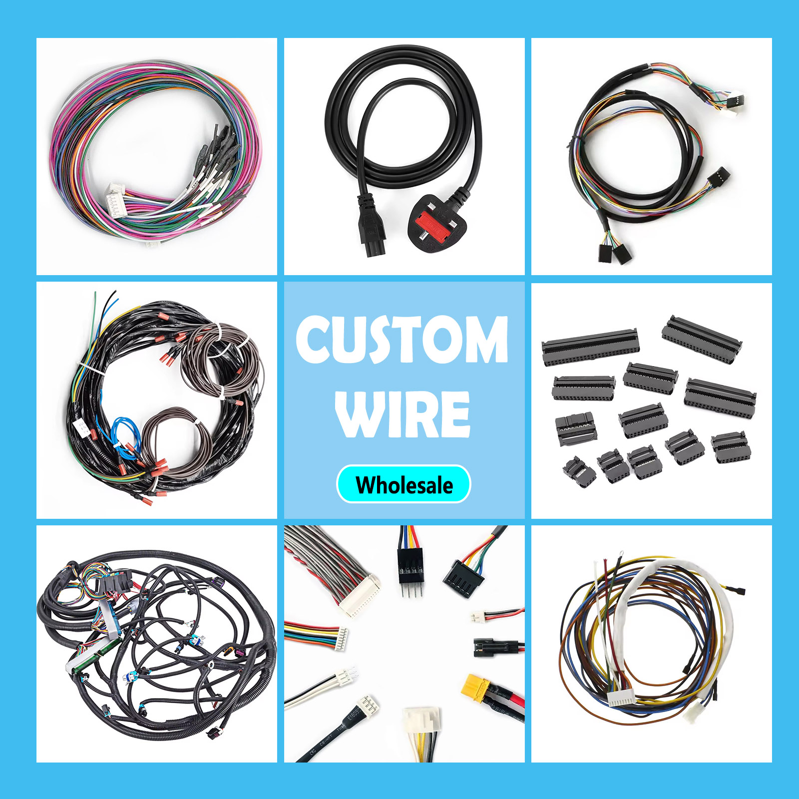 Customized Vehicle Connectors Automotive Wire Harnesses
