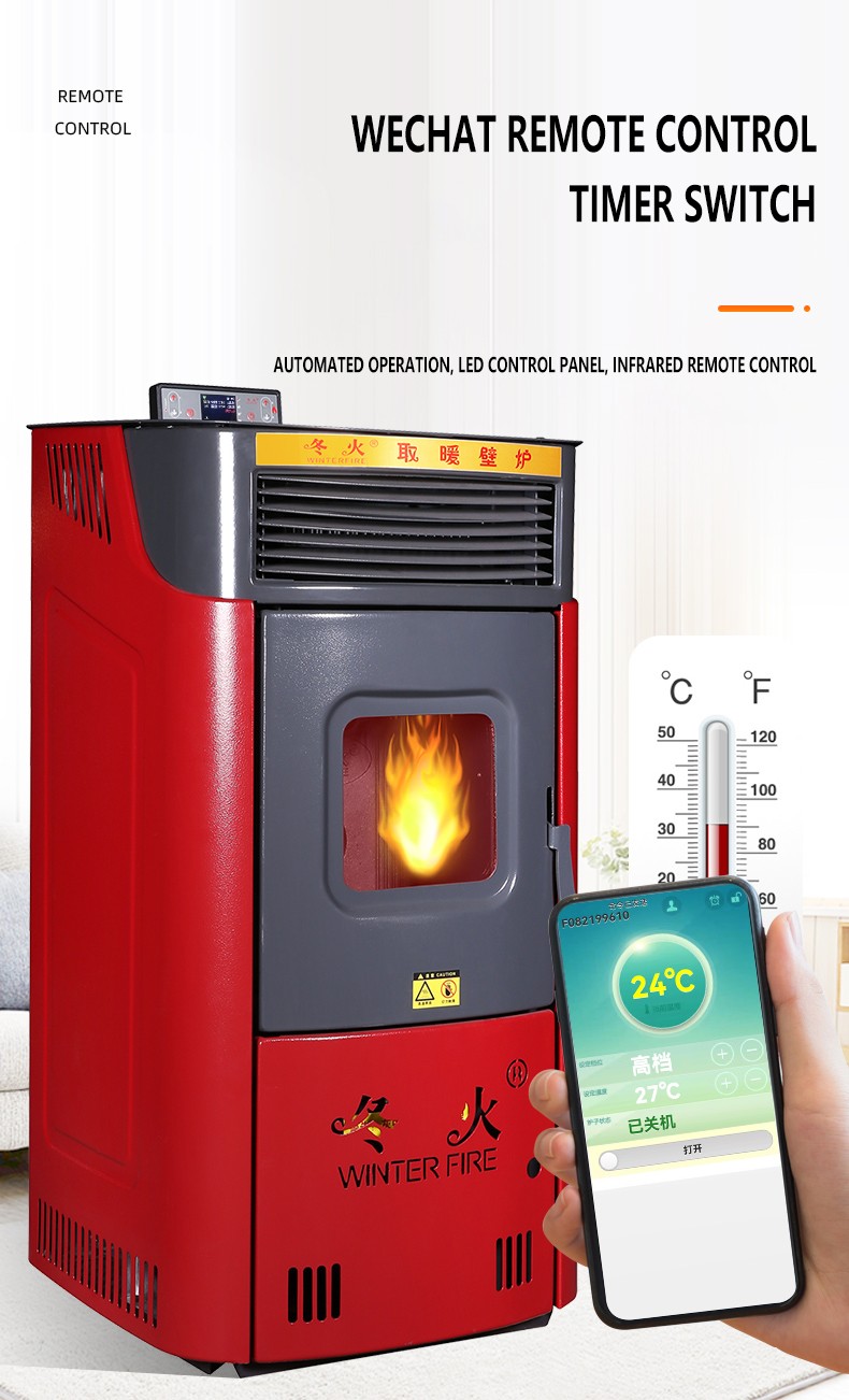 Remote control biomass stoves