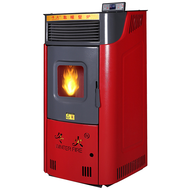 10kW Hot Air Generator For Real Fire Burning Biomass Pellet Stove