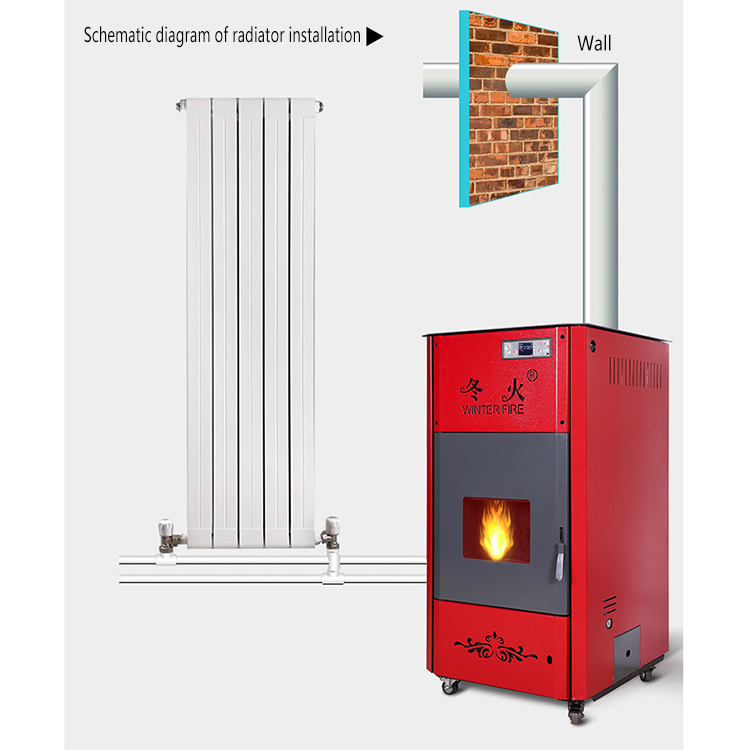 10kW Water-heating Pellet Stove Hydro