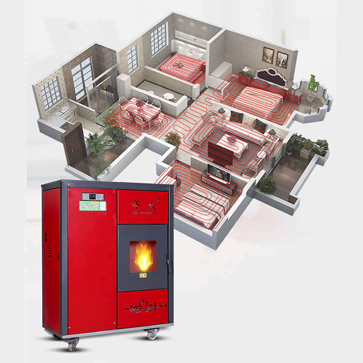 28kW Intelligent Control Wood Pellet Boiler