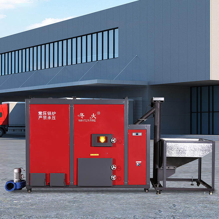 108kW Big Commercial Automated Wood Pellet Biomass Boiler