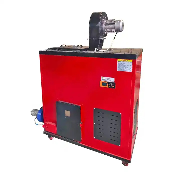 45kW Automatic Feeding Dustless Customized Color Biomass Pellet Stove