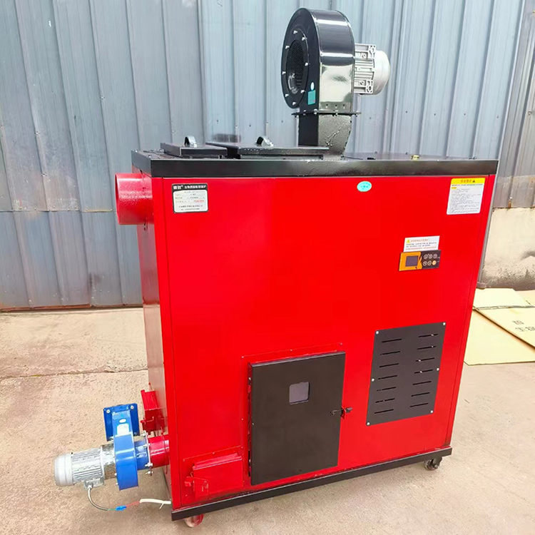 45kW Automatic Feeding Dustless Customized Color Biomass Pellet Stove