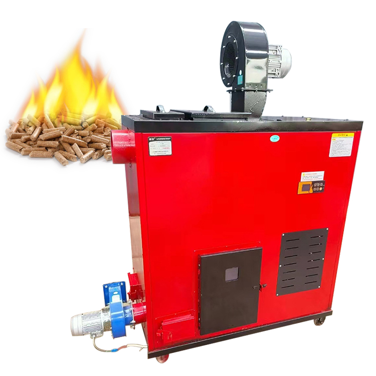 Automatic Feeding Dustless Customized Color Biomass Pellet Stove For Greenhouse Use