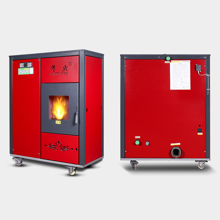 28kW Wifi Control Automatic Decoking Pellet Boiler For Office