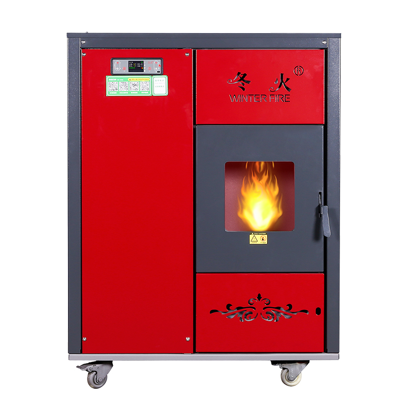 28kW Wifi Control Automatic Decoking Pellet Boiler For Office