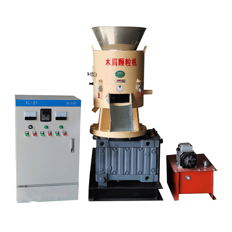 Pellet Maker Flat Die Type Wood Pellet Mills Press With Grinder