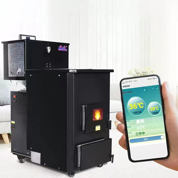 With Cooking Water Heating Pellet Boiler