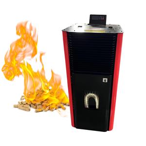 220v 17.5kW Wood Pellet Stove Real Fire Heater Standalone Used for heating rooms Biomass Pellet Fireplace of 120-150 square meters