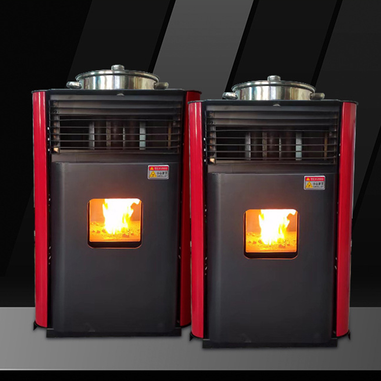 10kW Automatic cutting Wholesale Boiling water Wood Pallet Heating Coal Wood Fire Stove Freestanding Fireplace Stove