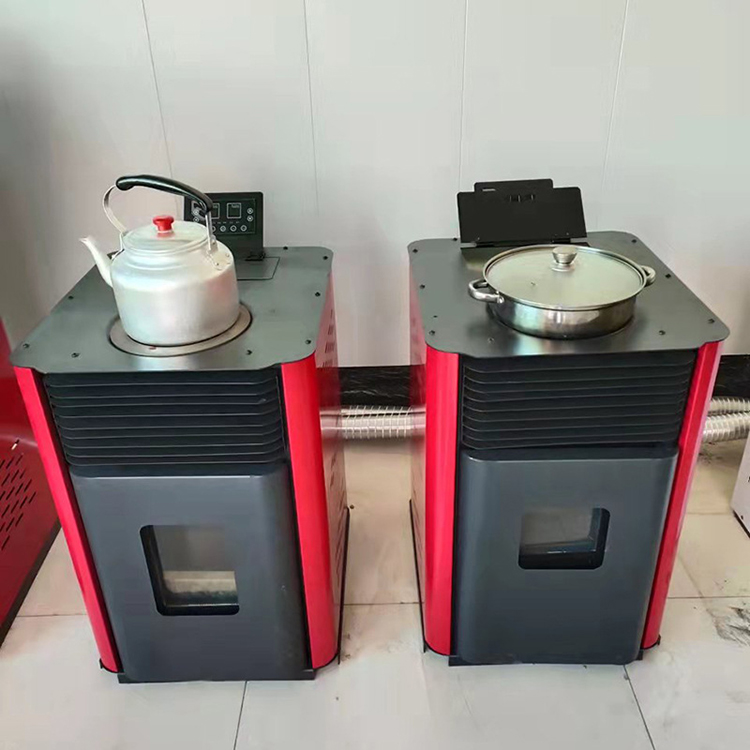 10kW Automatic cutting Wholesale Boiling water Wood Pallet Heating Coal Wood Fire Stove Freestanding Fireplace Stove